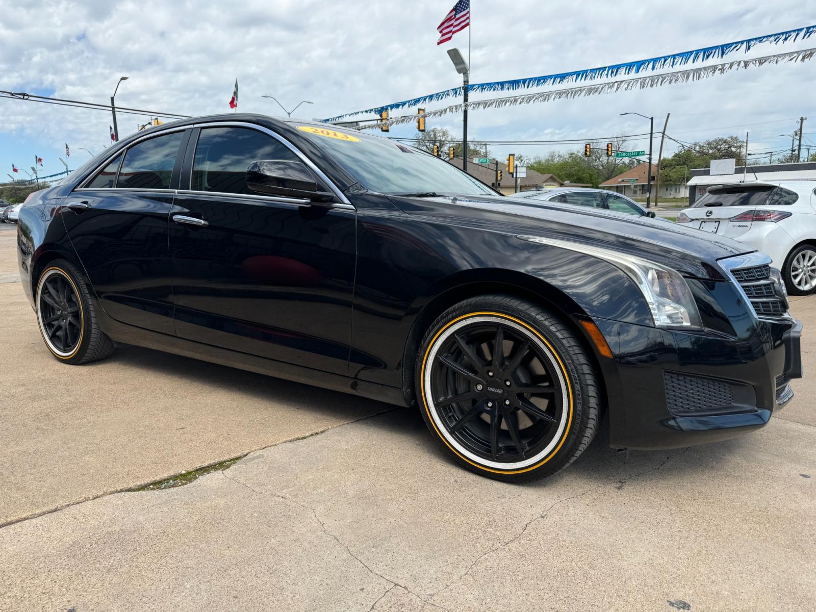 2013 BLACK CADILLAC ATS BASE (1G6AA5RX3D0) , located at 5900 E. Lancaster Ave., Fort Worth, TX, 76112, (817) 457-5456, 0.000000, 0.000000 - Photo #2
